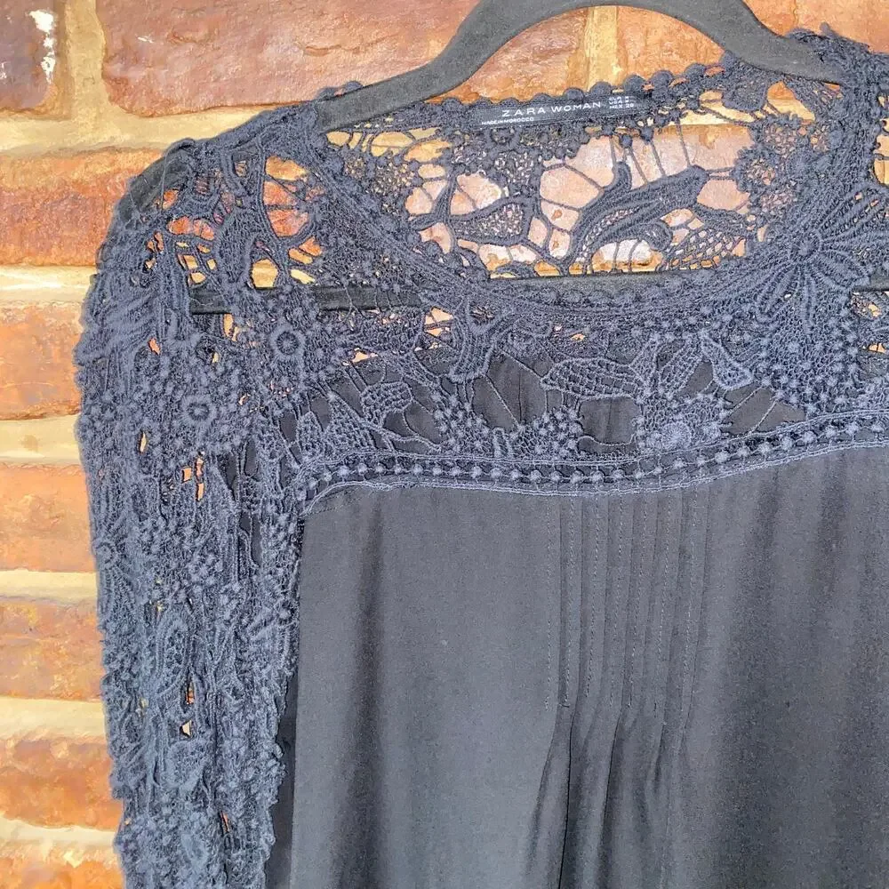 Zara blouse crochet